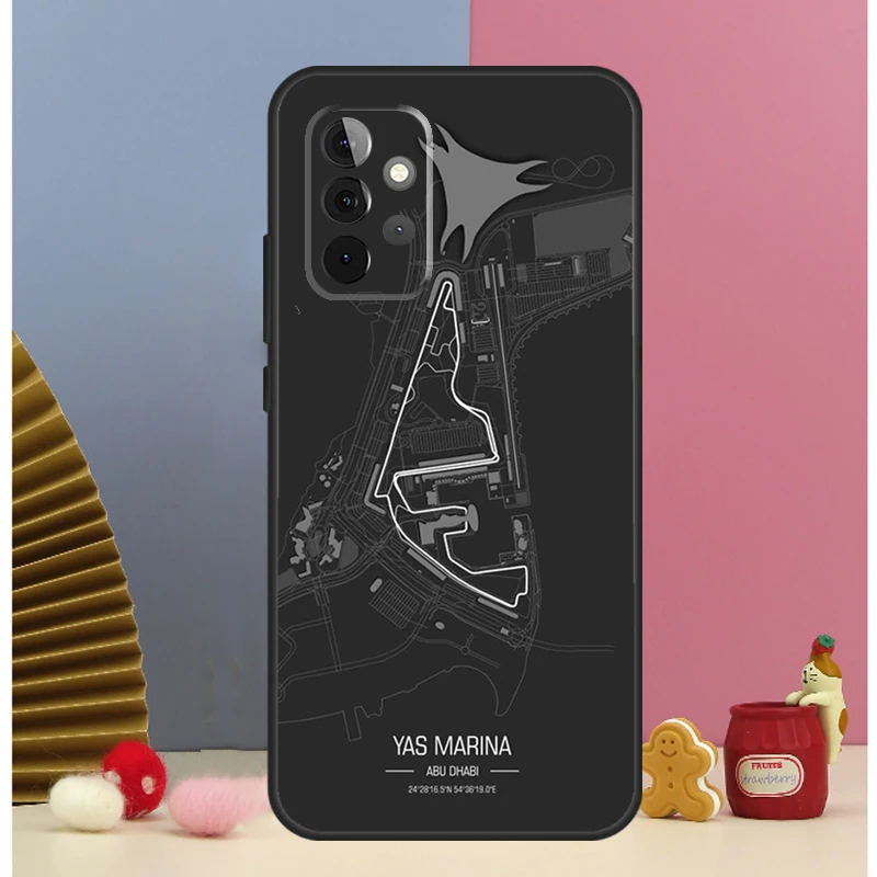 Formula 1 Racing Circuit Case For Samsung Galaxy A13 A33 A53 A32 A52 A22 A12 A15 A25 A71 A51 A14 A24 A34 A54 Cover