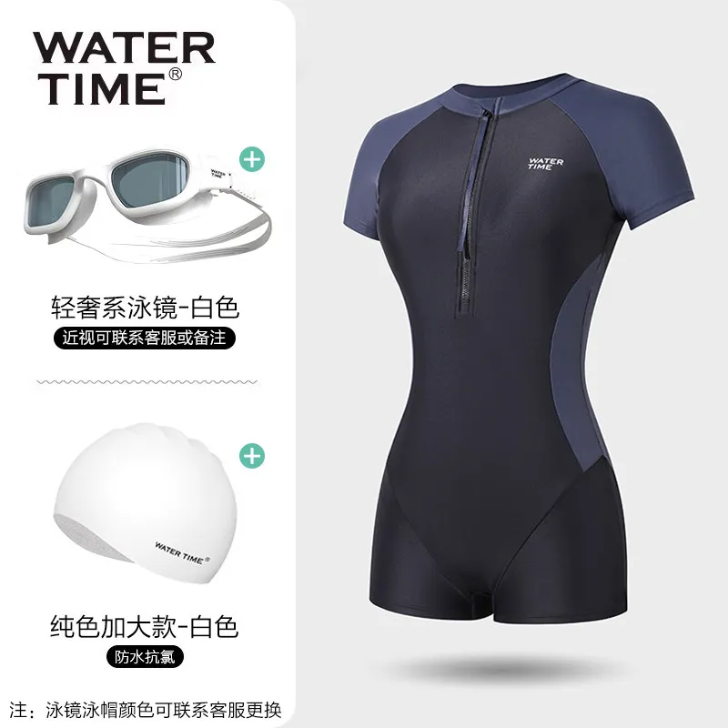 WaterTime Women's High-End One-Piece Racing Swimsuit, Conservative 2026 New Model for Swimming Pools