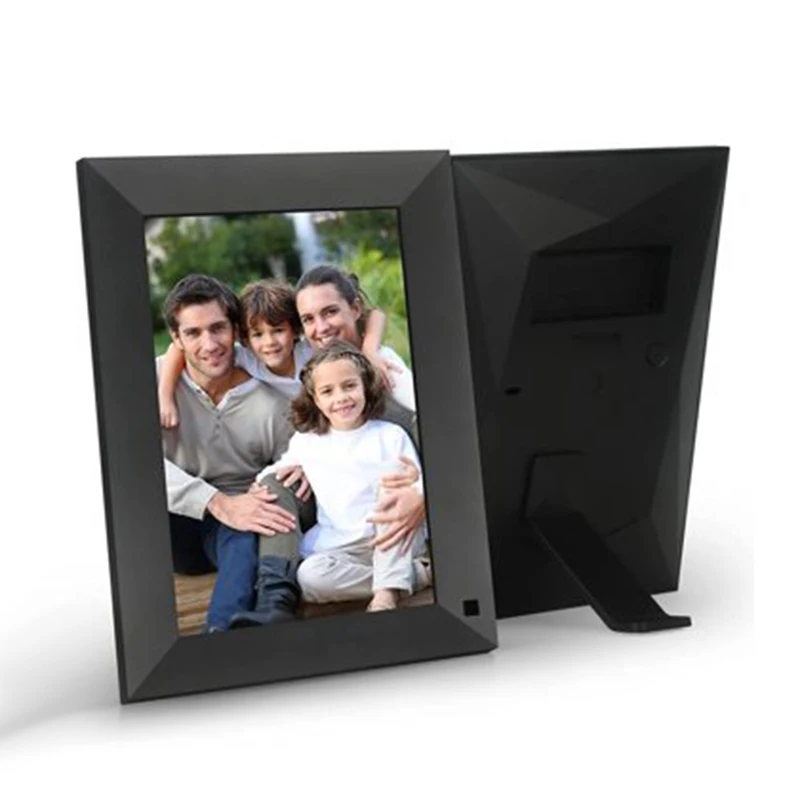 Superlieur 10.1 Inch HD IPS Touch Screen Digital Photo Frame Wi-Fi Remote Acrylic Features LCD Clock MP3 Audio Video Playback