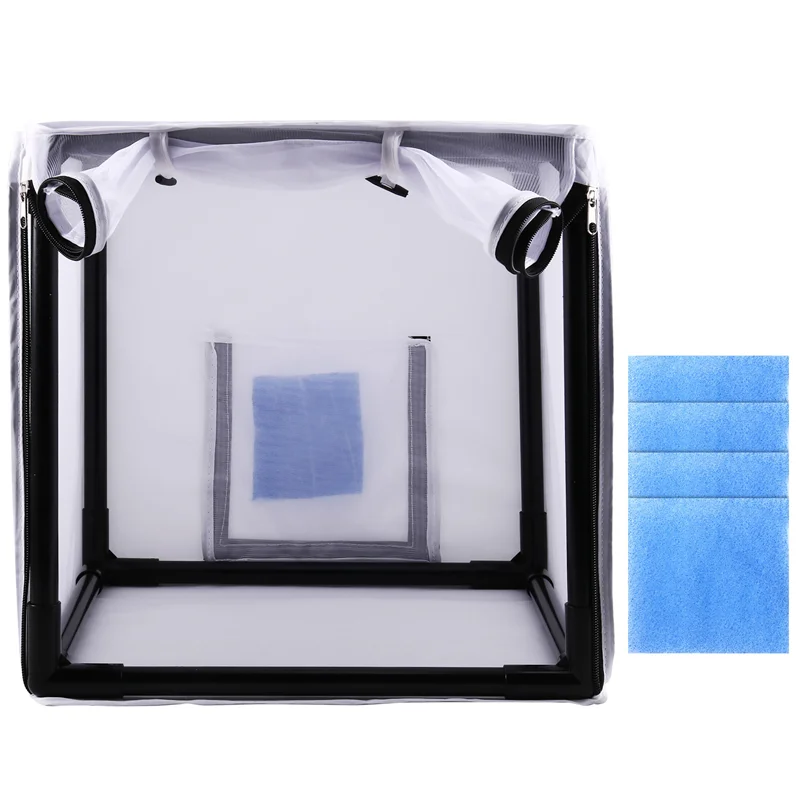 

Best-Airbrush Paint Sprays Booth,With Filter& Curtain, 15 Inch Portable Spray Paint Booth Tool For DIY Projects