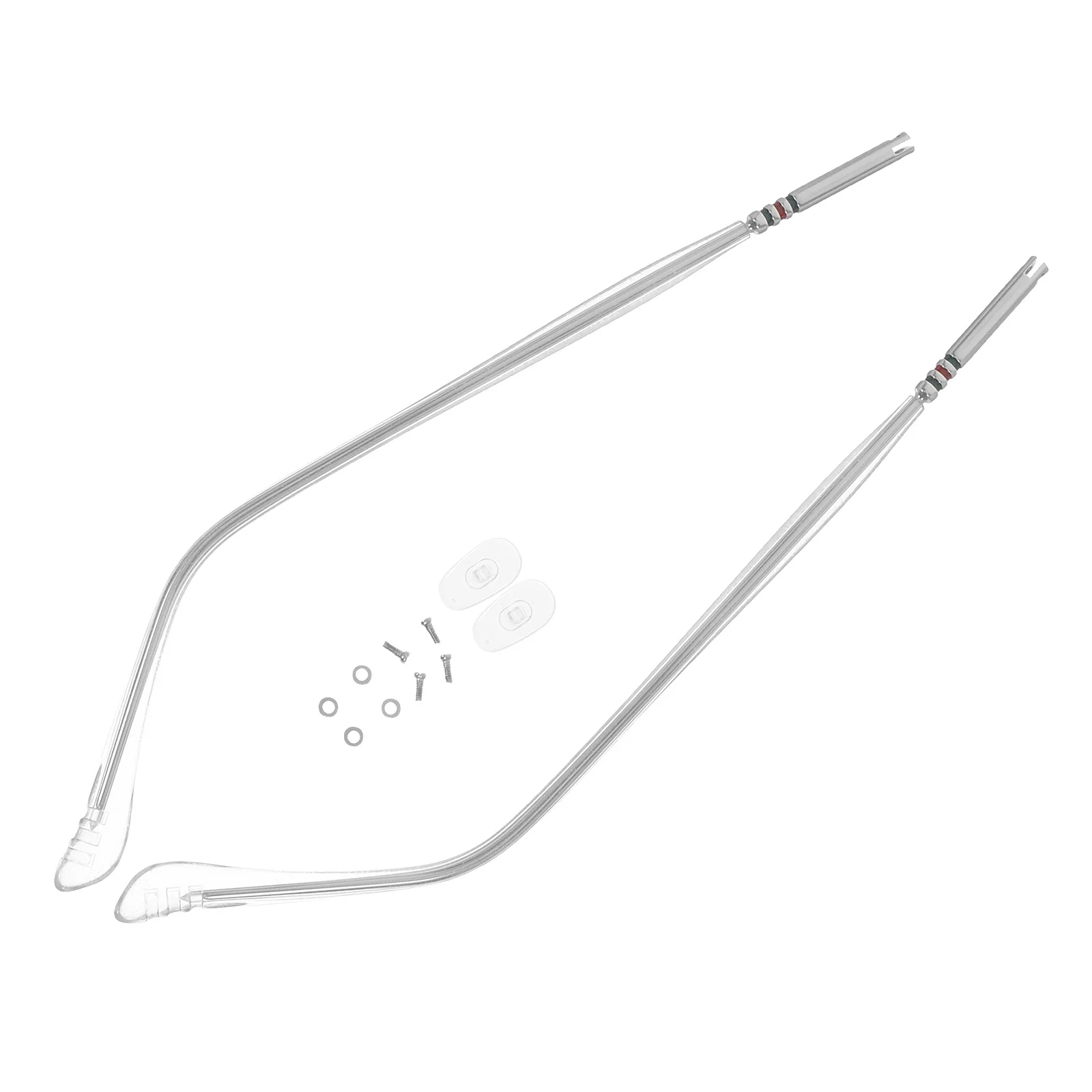 

1Pair Metal Glasses Replacement Temple Arms Universal Eyeglass Frame Legs Accessories Repair Kit Silver Sunglasses