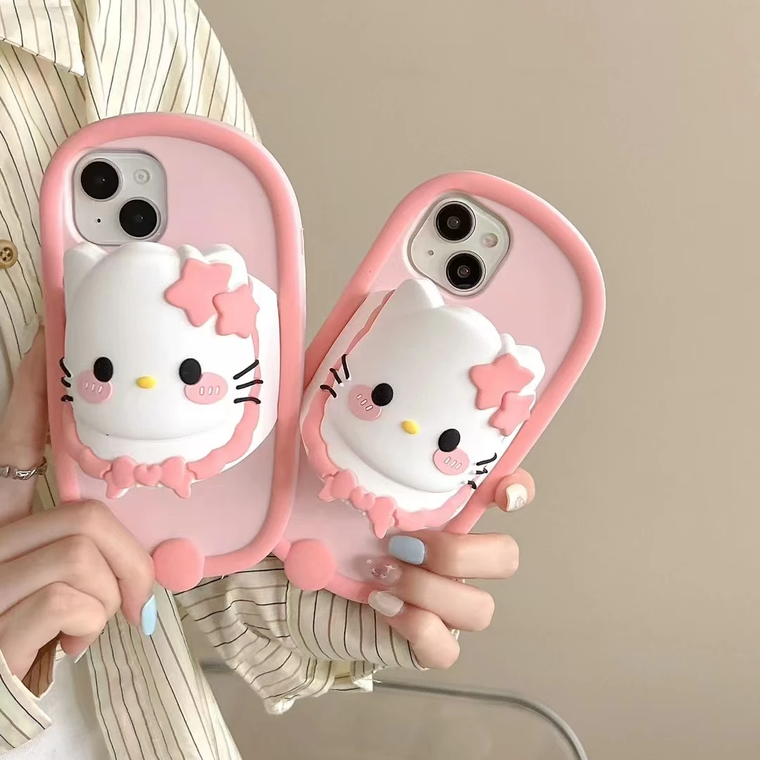 3D cat slippers silicone phone case suitable for iPhone15,  iPhone14,  iPhone13, iPhone12, 11 Pro Max fun anti drop phone case