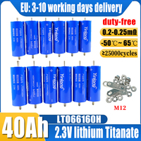 New 1-72PCS 2.3V 40Ah EU inventory of Yinlong Grade A lithium titanate LTO battery 10C electric ship solar speaker power battery