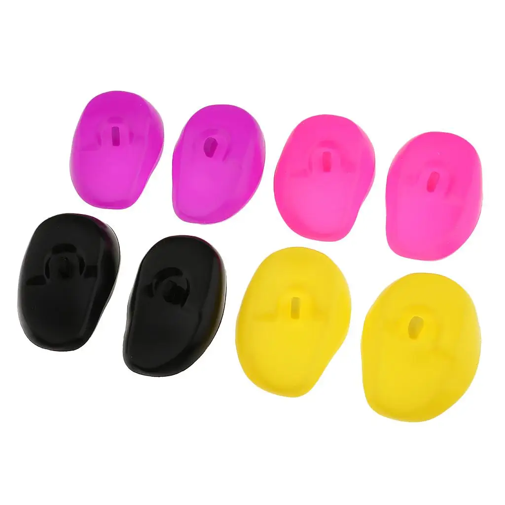 

8x Shower Water Ear Protector Cover Salon Hair Dye Coloring Ear