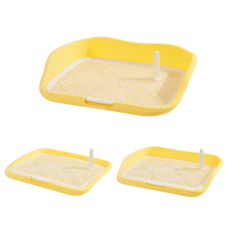Pet Toilet Dog Training Toilet Dog Defecation Board Splash Proof Fence Urine Guide Column dog pee tray 애견 배변판
