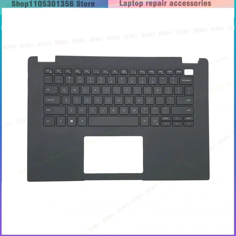 NEW US Keyboard for Dell Latitude 3410 E3410 Laptop Palmrest Upper Cover Top Case with Backlit keyboard Replacement 00MC2P 6THXK