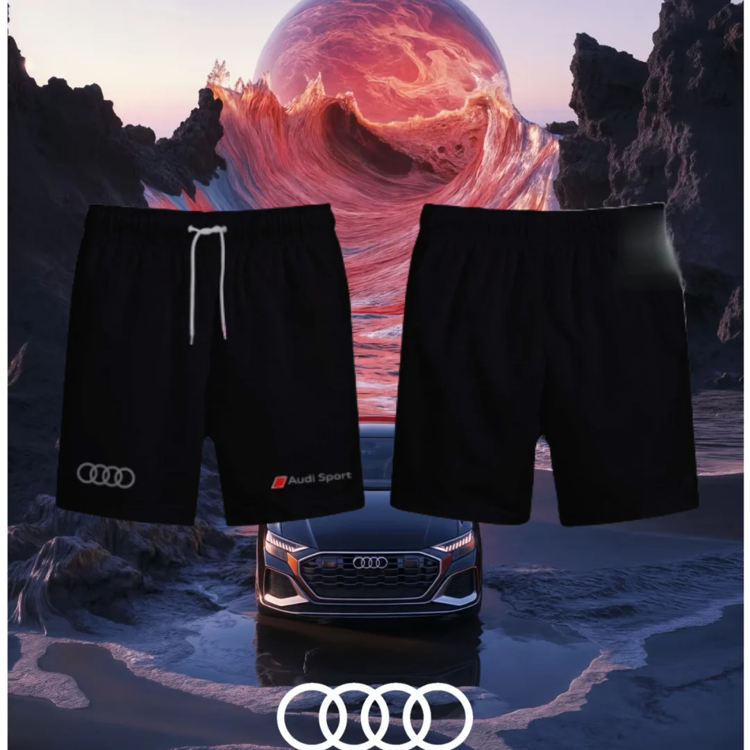 

25new Summer Popular Quick Drying Breathable Audi Motorcycle Shorts and Off-road Motorcycle Sports Shorts, Outdoor Sports Shorts