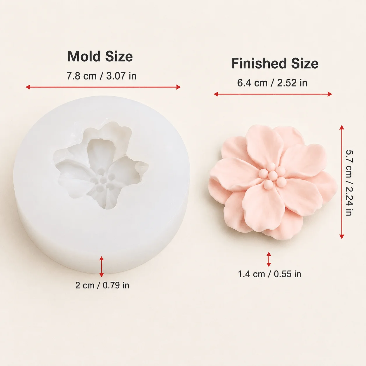 DIY-Silikonform, Kamelienblüte – Soap Making Gifts Bewertung und Preis