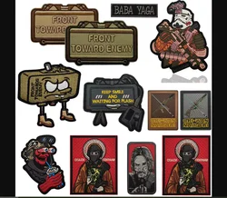 New BABA YAGA Embroidery Magic Badge Frontier Observation Forwardu Headband, Russian God of War, Camera Bag  Backpack Patches