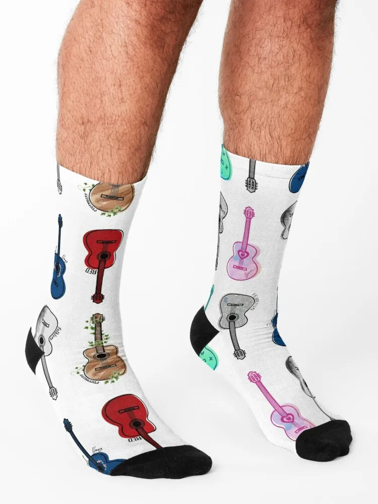 Guitars Eras Taylor Swift Socks loose Sports Climbing Boy Child Socks Women's