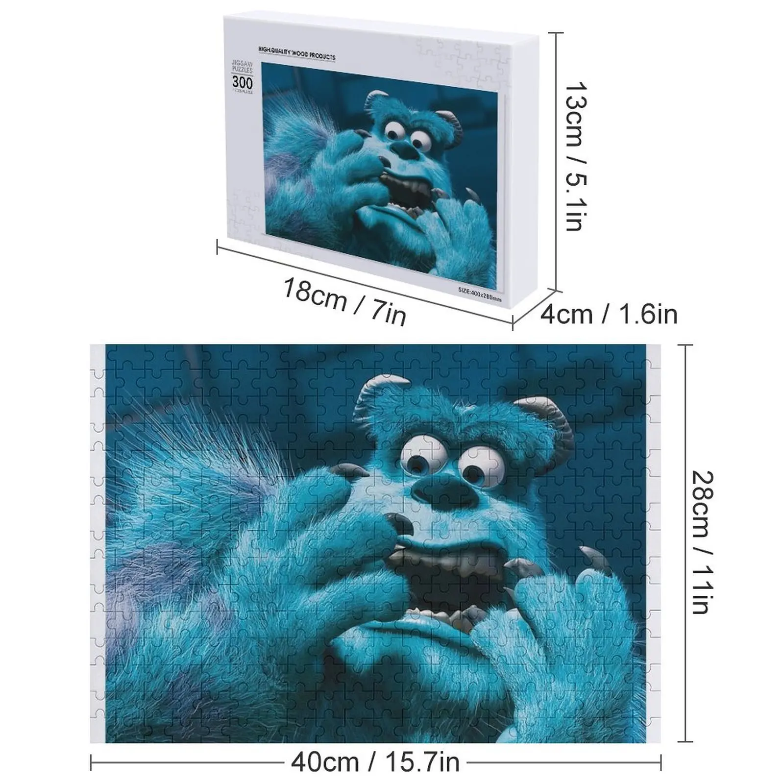 screamy Jigsaw Puzzle Wooden Name Game Children Personalized Toy Personalized Gift Puzzle