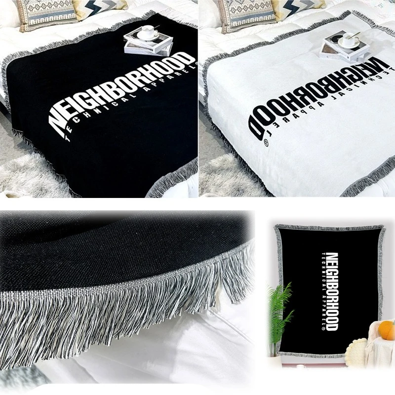 

1PC Home Outdoor Camping Blanket with Tassel Office nap air conditioning blanket Multifunctional Sofa Blanket декор для комнаты