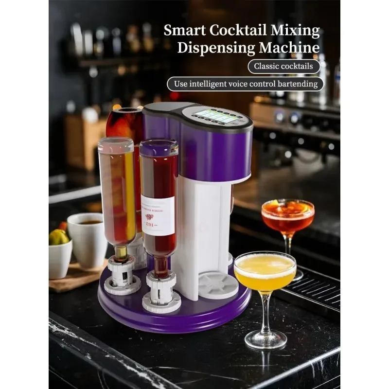 5 Pieces Bottle Seats Bartender Commercial Household Use Cocktail Robot Machine Smart Cocktail Mixing Dispensing Machine