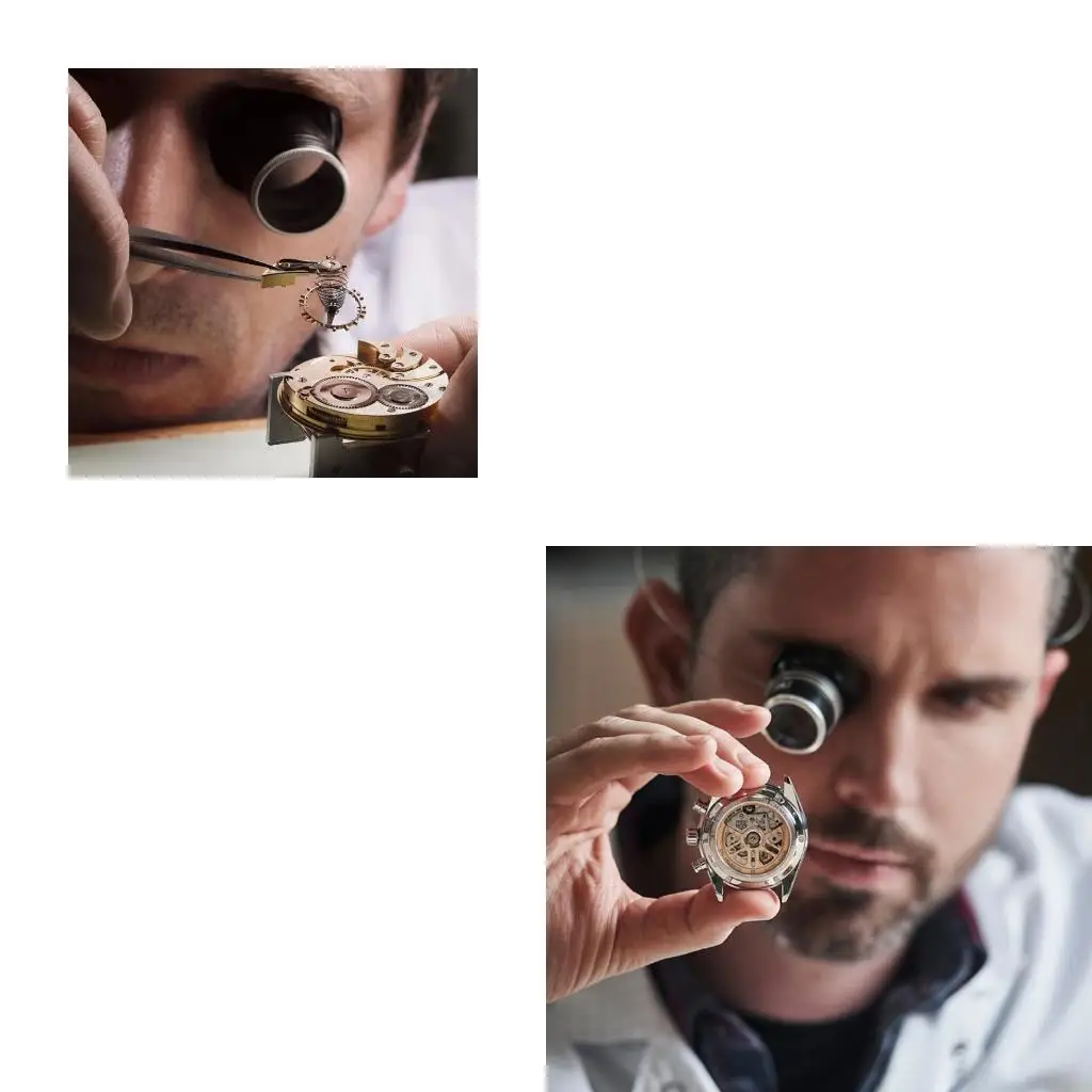 Adjustable Multiple Power Plastic Magnifier Tool For Clock And Watch Maintenance high quality