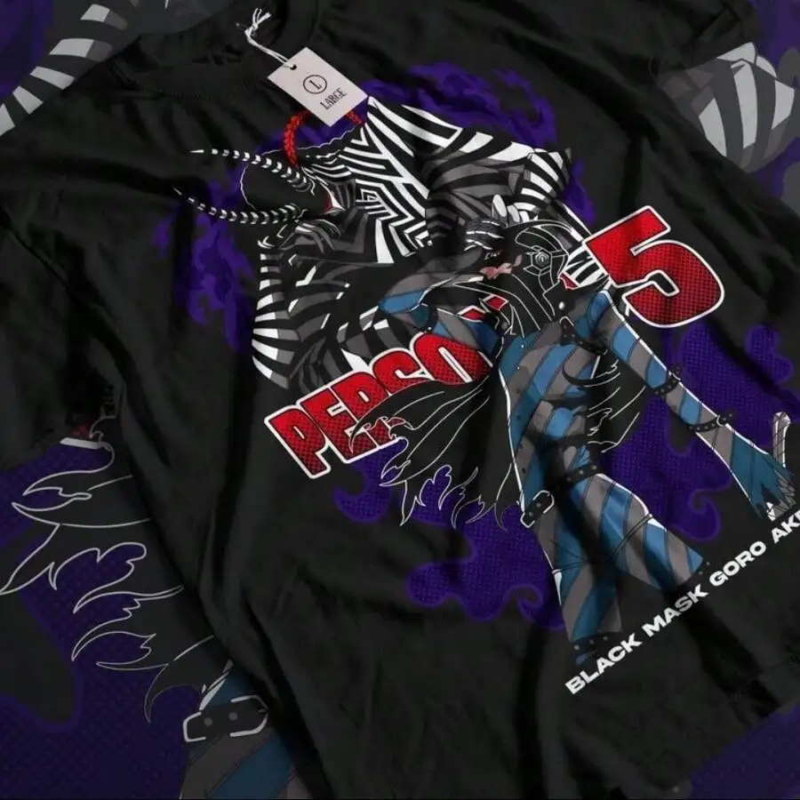 Camiseta Persona 5, Goro Akechi, Shin Megami Tensei, Anime, Manga, Camiseta de Regalo, Todas las Tallas (1)