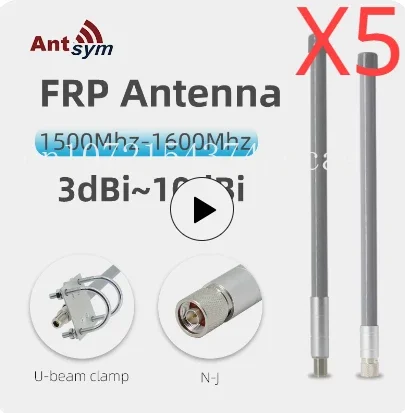 10PCS RFD900X, 5PCS1500-1600 MHz antenna, 5PCS GPS1575.42MHz antenna, 5PCS FRP N male Passive antenna