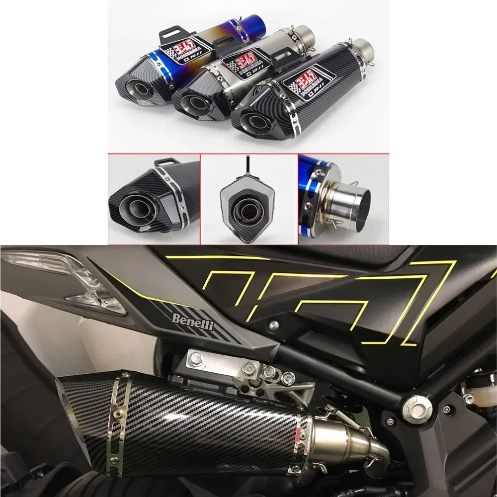 General purpose 51mm motorcycle Yoshimura exhaust pipe with DB killer silencer for Z900 R3 R6 GSXR1000 SV650 ZX6R ZX10 K7 MT07