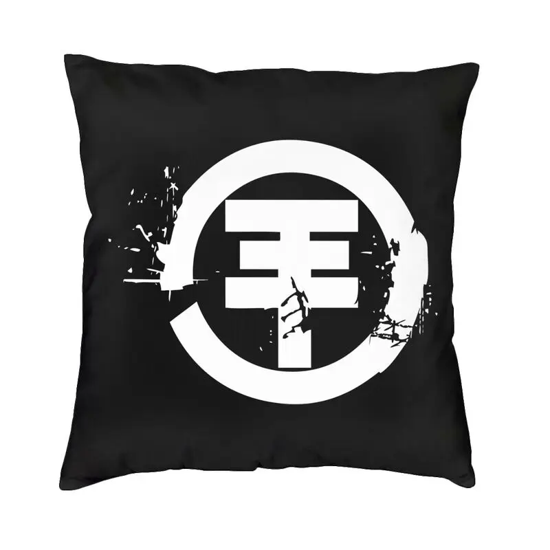 Heavy Metal Music Rock Tokio Hotels Logo Square Pillow Cover Home Decor Cushions Throw Pillow Living Room Double-sided Printing