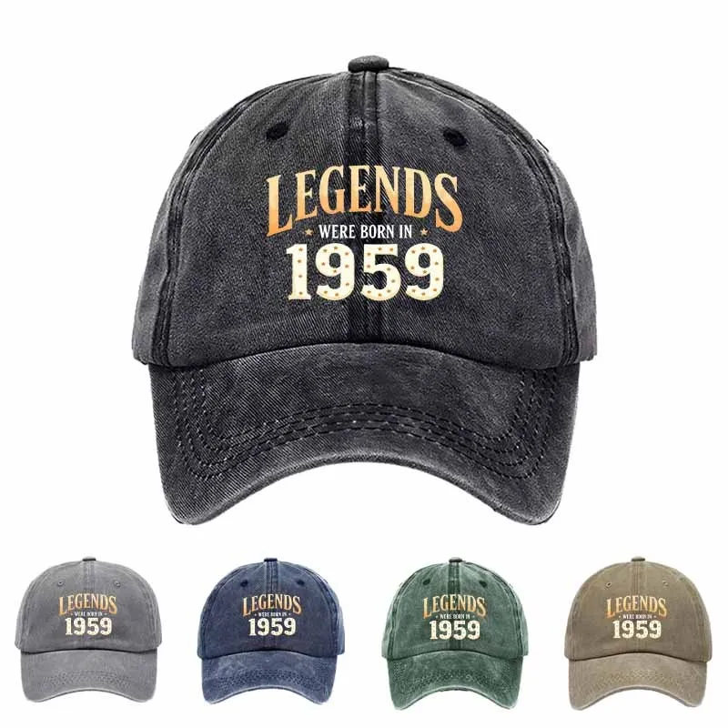 Vintage 1959 Baseball Cap Retro Sporty Textile Casual Hat Suitable for Teacher' Day, Back-to, Graduation Comfortable Outdoor Cap