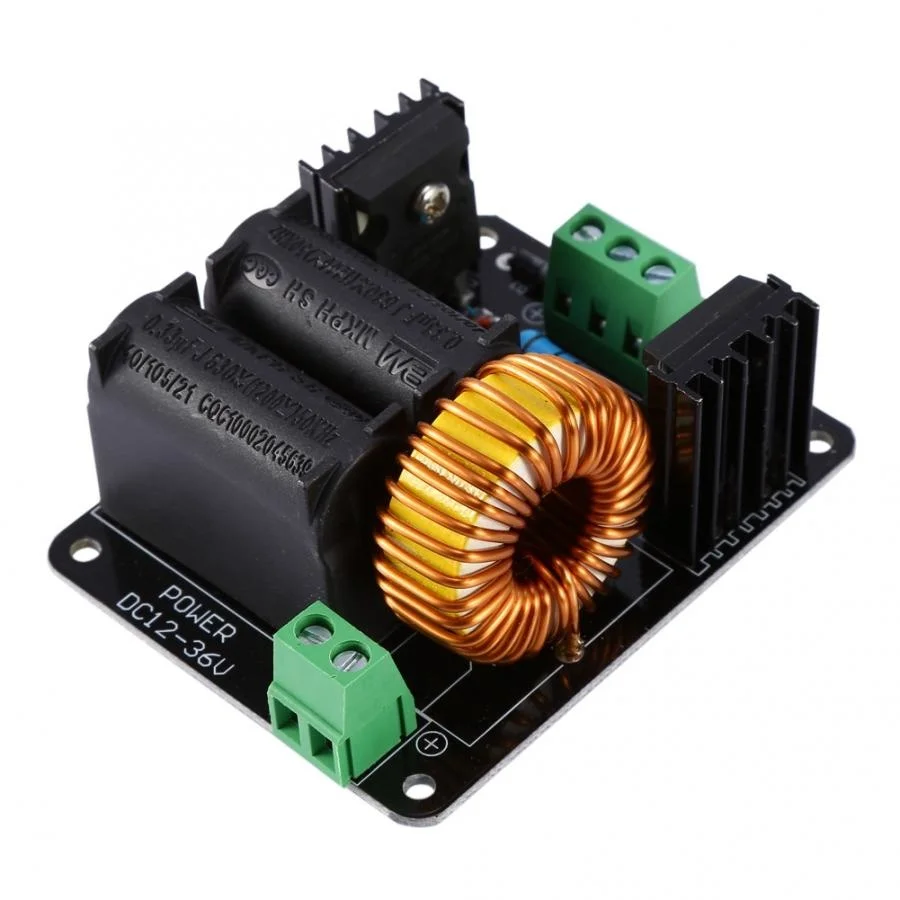 High Voltage ZVS Tesla Coil Driver Board + Ignition Coil Flyback Driver for Sgtc /Marx Generator/jacob's Ladder 12-36V