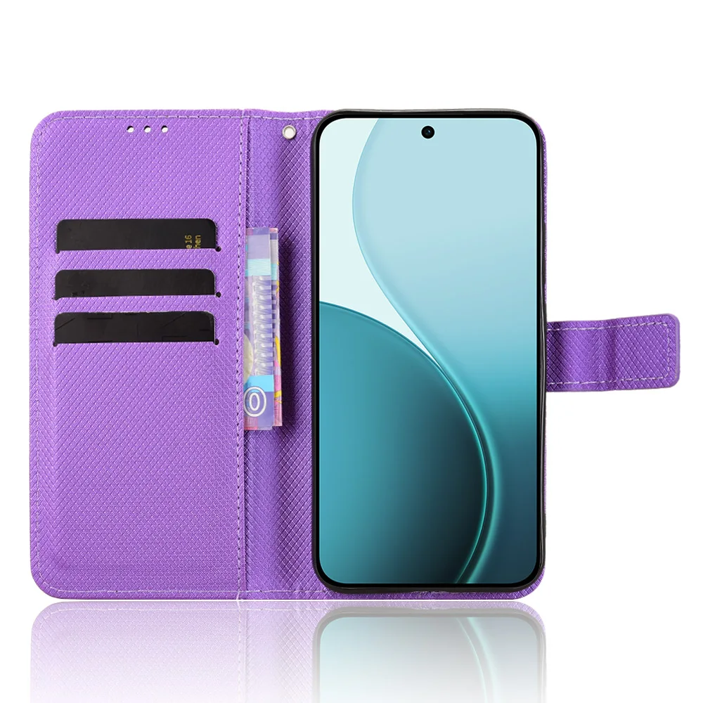 

Wallet With Card Slot Stand Flip Leather Case For OPPO Reno 14 13 12 11 10 F Pro Plus 5G Anti-fall Strong Magnet Cover