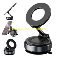 New Universal Silicone Suction Cup Car Phone Holder Stand 360° Rotation Magnetic Windshield Car Dashboard Mobile Phone Holder