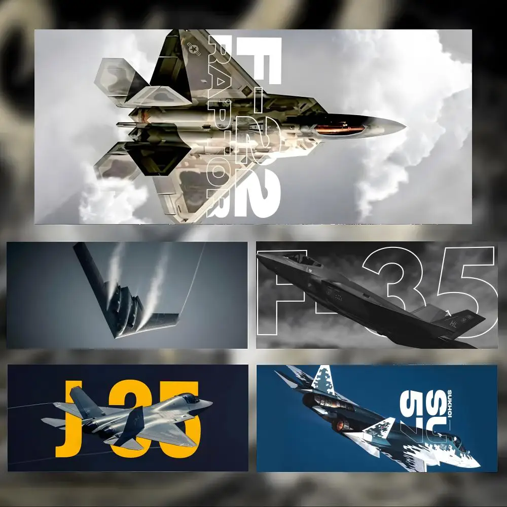 military aircraft wall art F-Fighter Jet Mouse Pad Large Thick Desk Pad Stitched Edges Gaming Mouse Mat for PC