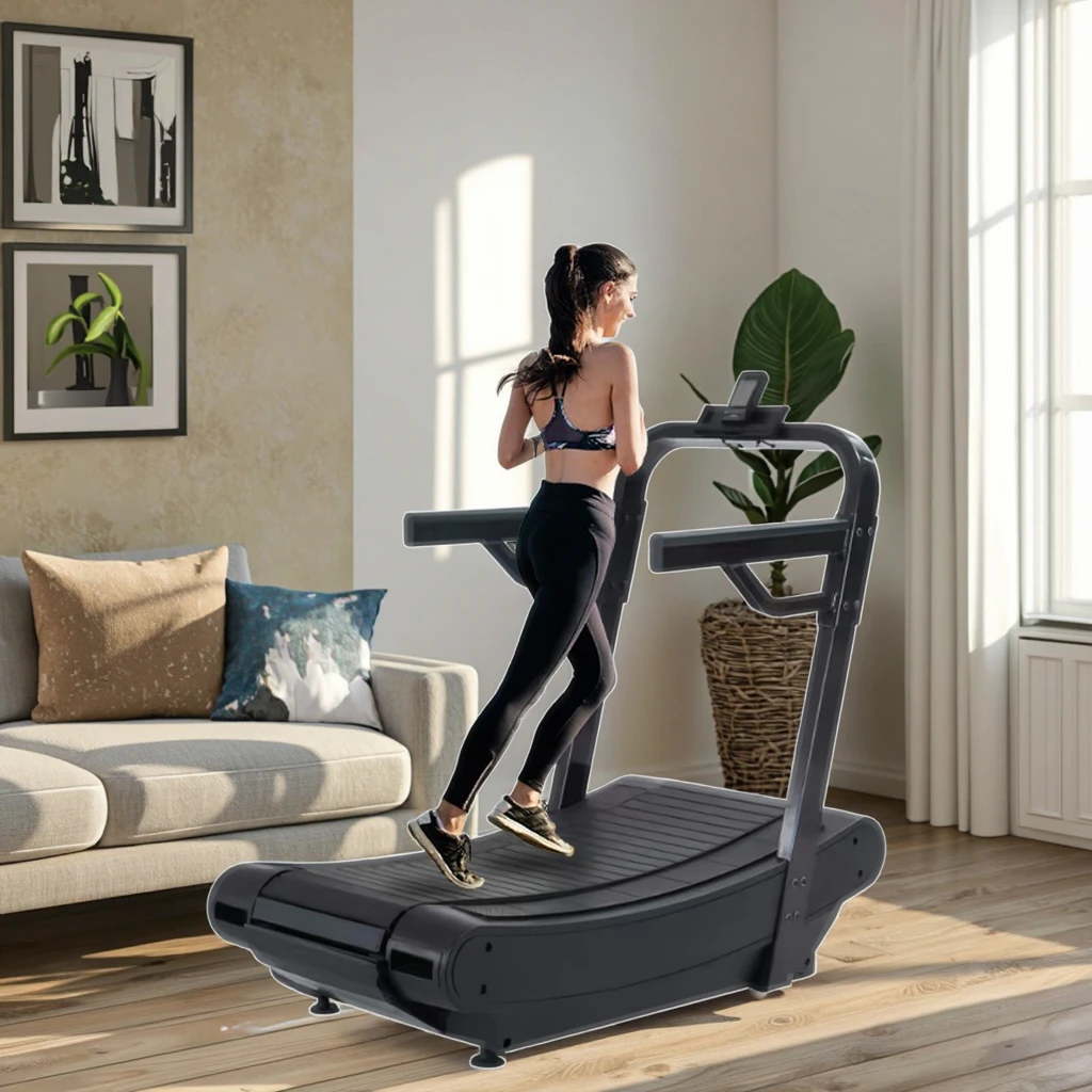 

Беговая дорожка GLSfitness P16 High-End Commercial Curved Air Runner с механическим приводом, высокоэффективным LED-дисплеем и экологичным дизайном