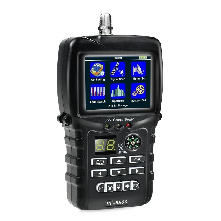 Hochauflösender Sternsucher DVB-S2 mit Taschenlampe, Kompass