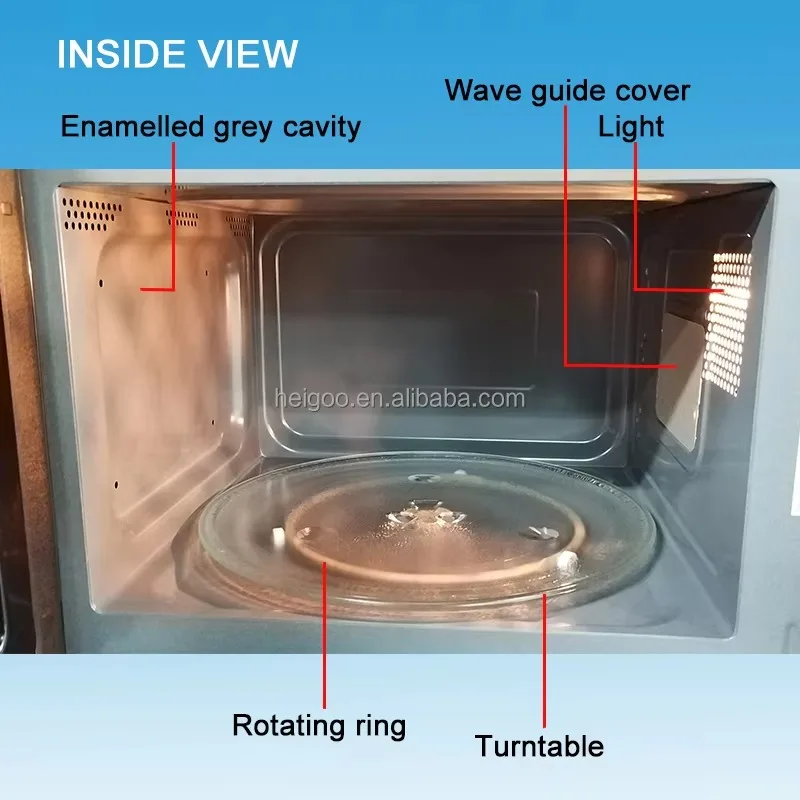 Airo Home Kitchen Appliance Electric Microwave Built-in Ovens 23L with Defrost and Timer Multifunction