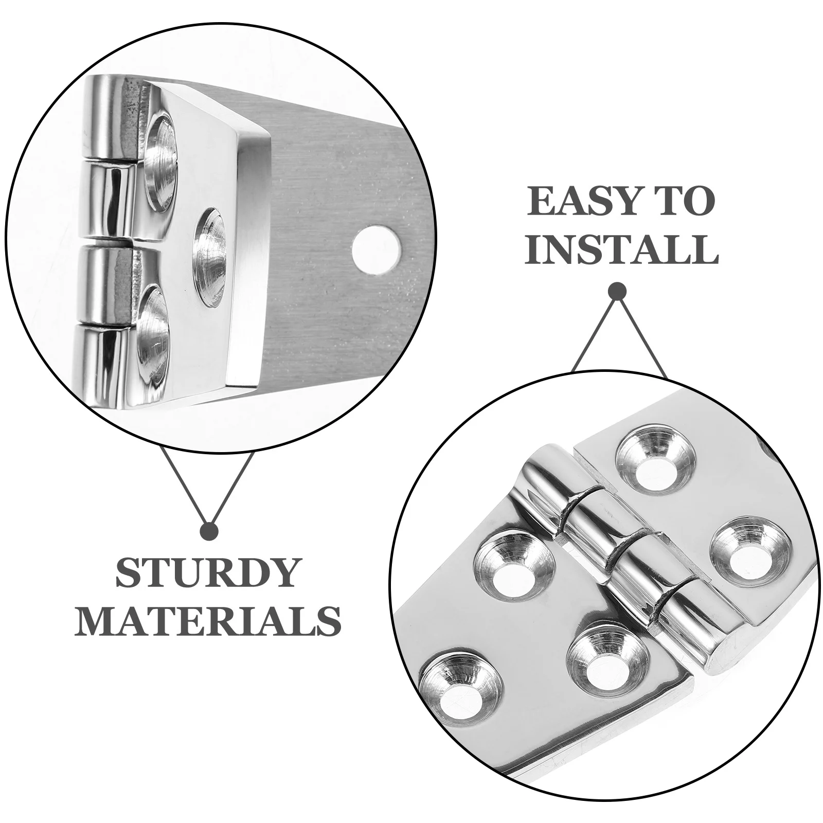 

Stainless Steel Door Hinge Heavy Duty for Travel Trailer Entry Door Marine Hardware Rv Accessories Hinges Heavy Duty