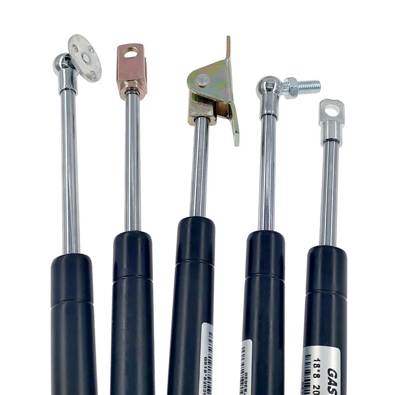 18*8 Rod Stroke Gas Spring Folding Hinge 50N-500N/5kg-50kg Force Lift Support Hole Center Distance 450mm Stroke Distance 180mm
