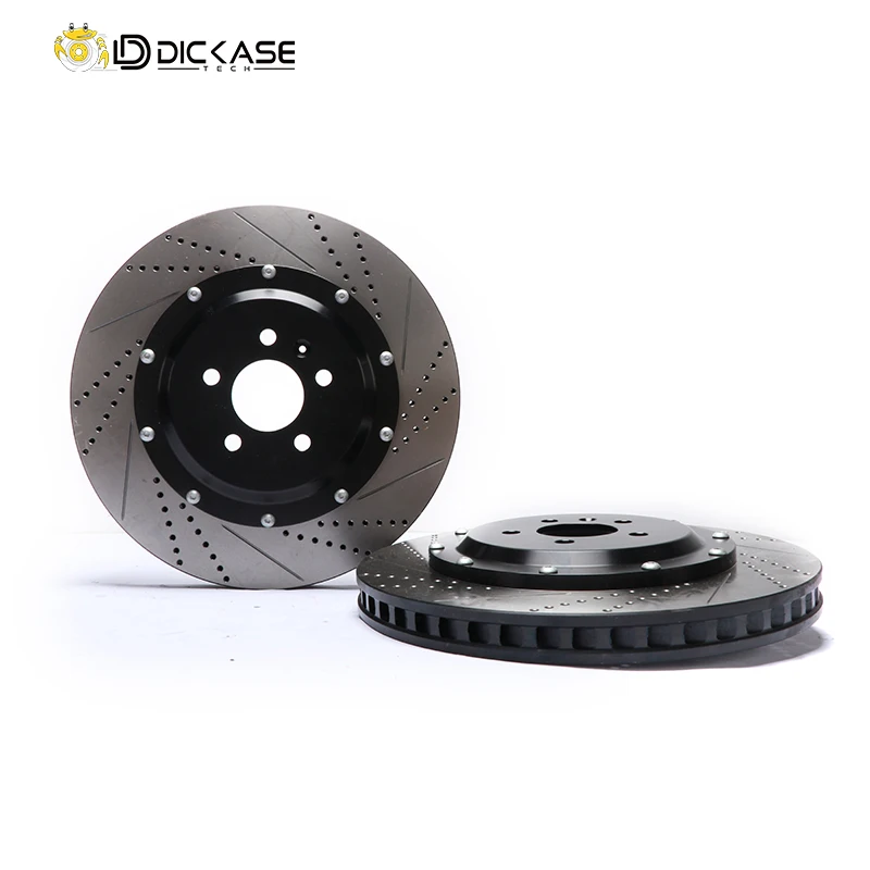 Dicase high carbon cast iron 365*34mm drilled and slotted rotor brake disc for Audi s4,Professional car tuning and upgrade