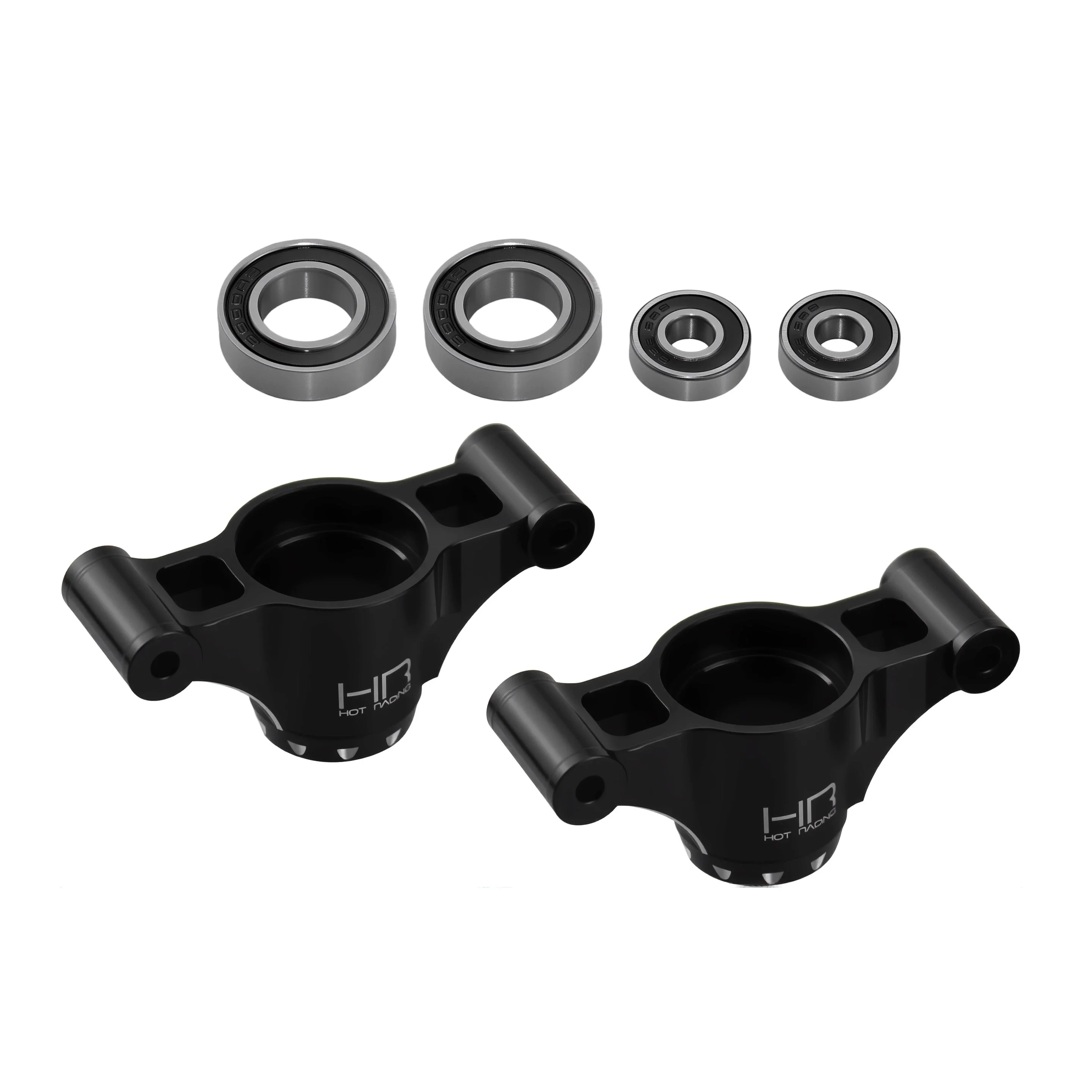 Hot Racing Aluminum Big Bearing Rear Hub Carrier Pair For JConcepts Reactor RC Monster Truck Upgrade Parts