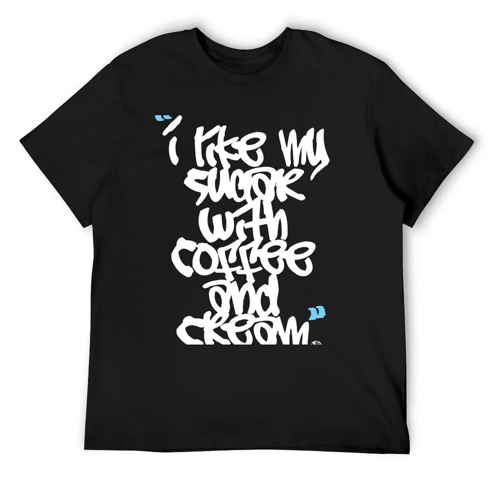 I like my sugar with coffee and cream T-Shirt plain man t shirt boys whites vintage t shirt men