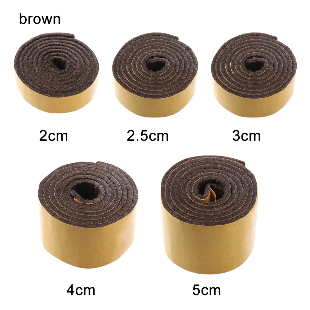 1 Roll 100CM Self Adhesive Felt Furniture Leg Warmer Anti Slip Mat Floor Protector Wear Resistant Table Chair Leg Bumper Sticker