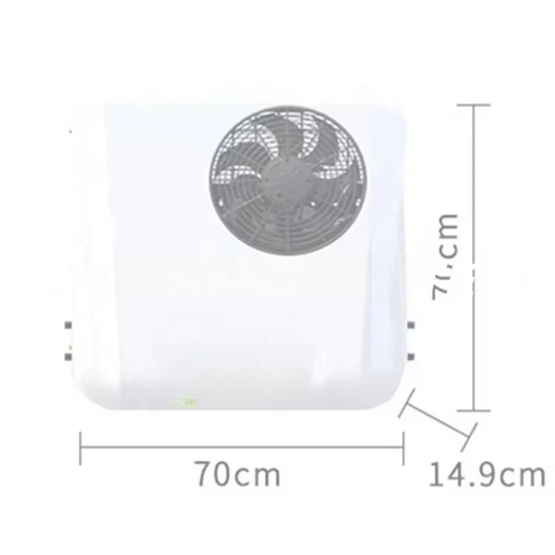 متنقل 24 فولت حافلة شاحنة فان 12 فولت 12 فولت سقف علوي وقوف السيارات برودة مكيف الهواء ل RV #2