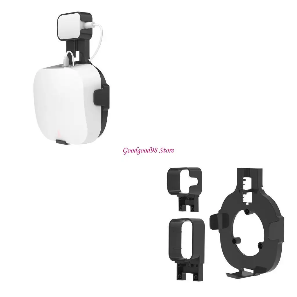 

Efficient Wall Mount Holder Plastic No Messy Wire for Pro6e/Pro6 Mesh WiFi System Secure Fitting W8EC