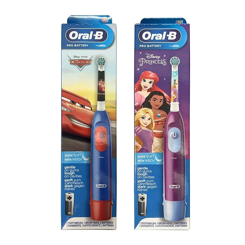 Original Oral B Electric Toothbrush Baterry Powered Tooth Brush Soft Bristles Precision Deep Clean Teeth Oral Care for Kid Adlut