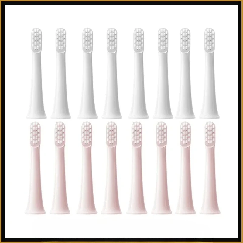 For XIAOMI MIJIA T100 Replacement Brush Heads Sonic Electric Toothbrush Vacuum DuPont Soft Bristle Suitable Nozzles 8PCS