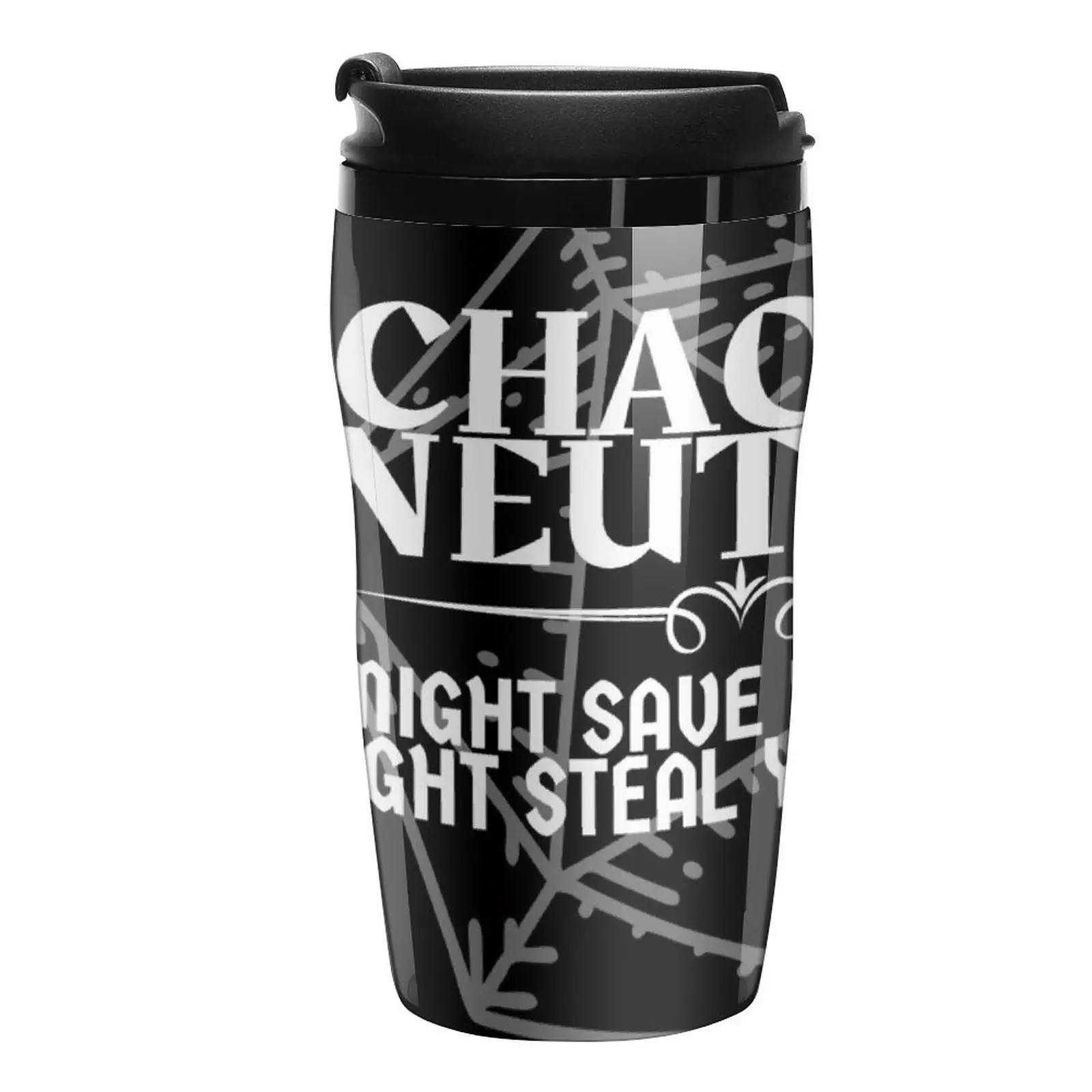 

New Chaotic Neutral - Might Save Your Life. Might Steal Your Horse DnD Character Alignment Print Travel Coffee Mug Teaware Cafes