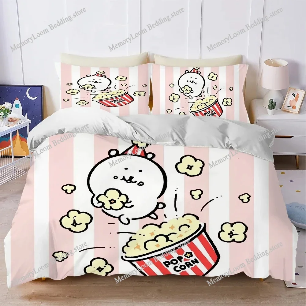 Kawaii J-Jokes Bear Duvet Cover Set Home Style Bedding Soft Laundry Cotton Bed Four Seasons Student Dormitory Home Textileextile
