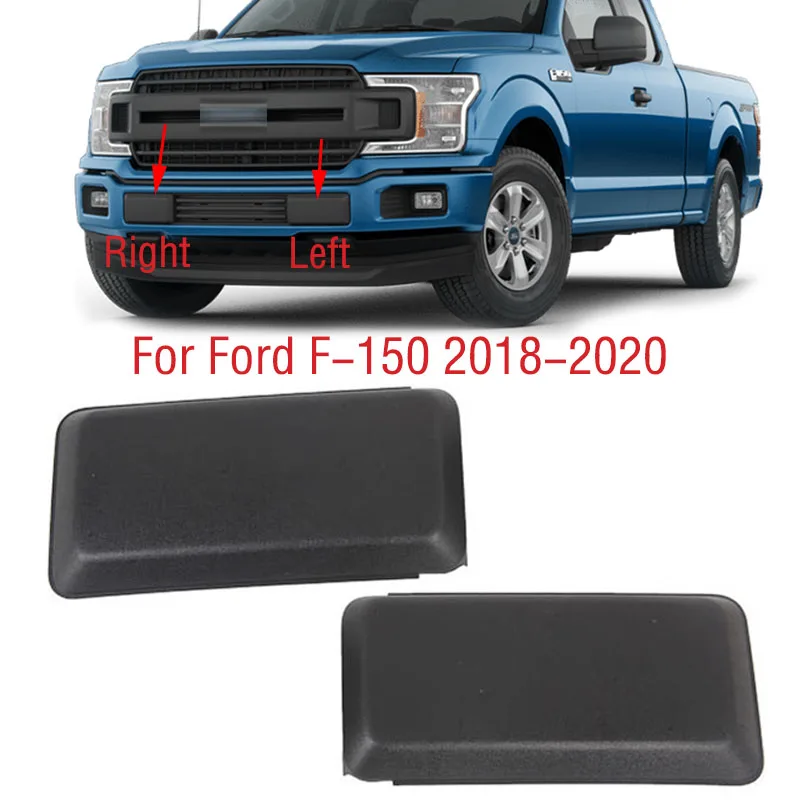 For Ford F150 F-150 2018 2019 2020 Car Front Bumper Hole Cover Beze Lid Cap Guards Pads