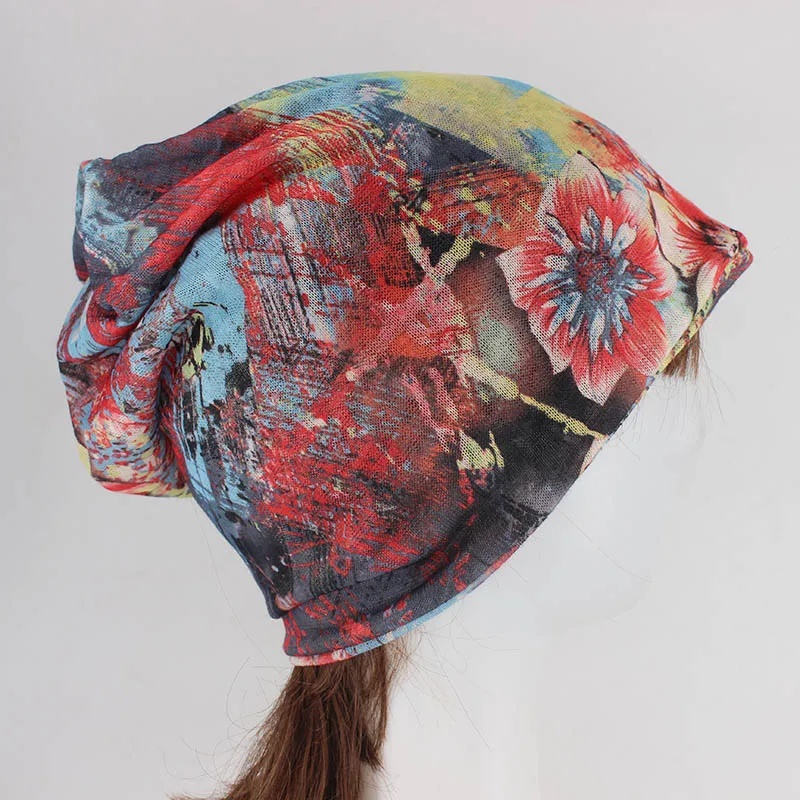 Neue Sommer Mode Frauen Mützen Casual Outdoor Atmungsaktive Spitze Mädchen Tanz Hut Schal Weiche Blumen Beanie Stricken Warme Postpartale Hut – Detail 7