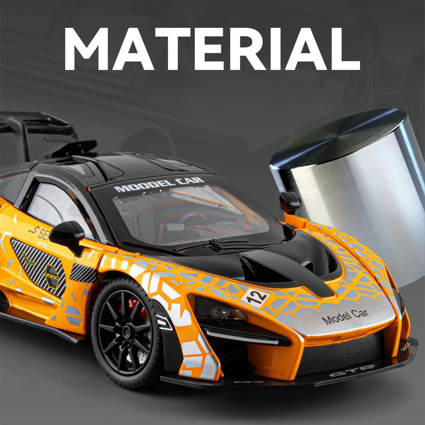 Simulation 1:24 Alloy Sports Car Model With Floral Pattern Toy For Cross-border Batch Delivery On AliExpress Alloy Diacast Cast