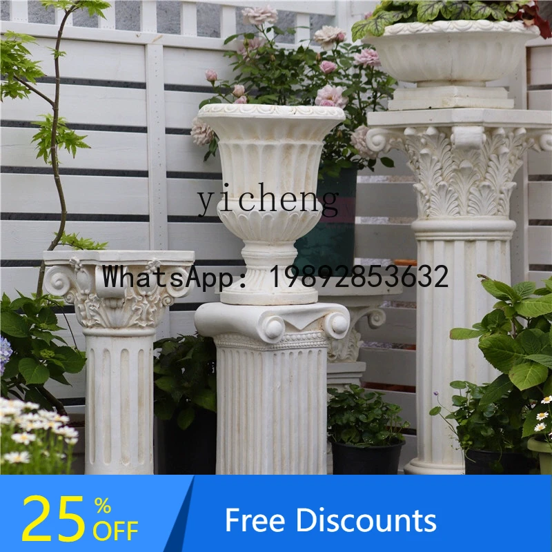 

European Style Flower Pot Courtyard Balcony Garden Villa Decoration Landscaping Ornament