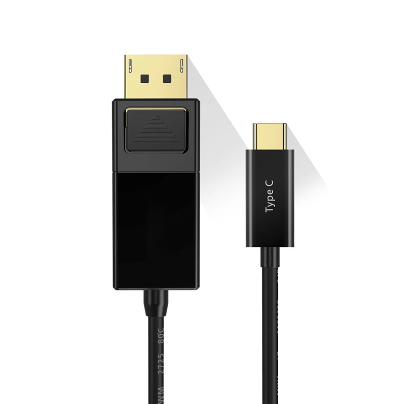 

USB-C to DP quick adapter cable suitable for computer TV high-definition cable connection