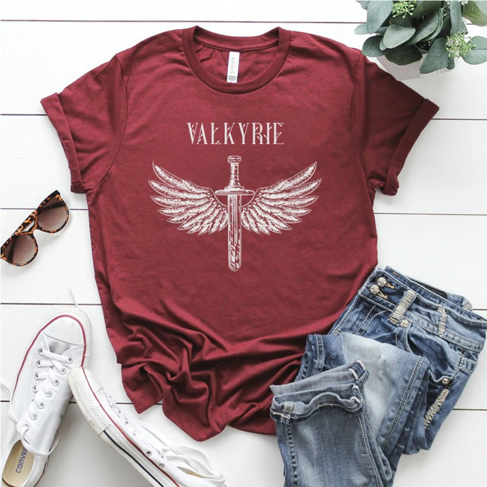 Valkyrie T-shirt ACOSF ACOTAR Shirt Nesta A Court of Silver Flames Tee Velaris Feyre and Rhysand Sarah J Maas Shirts SJM Tops