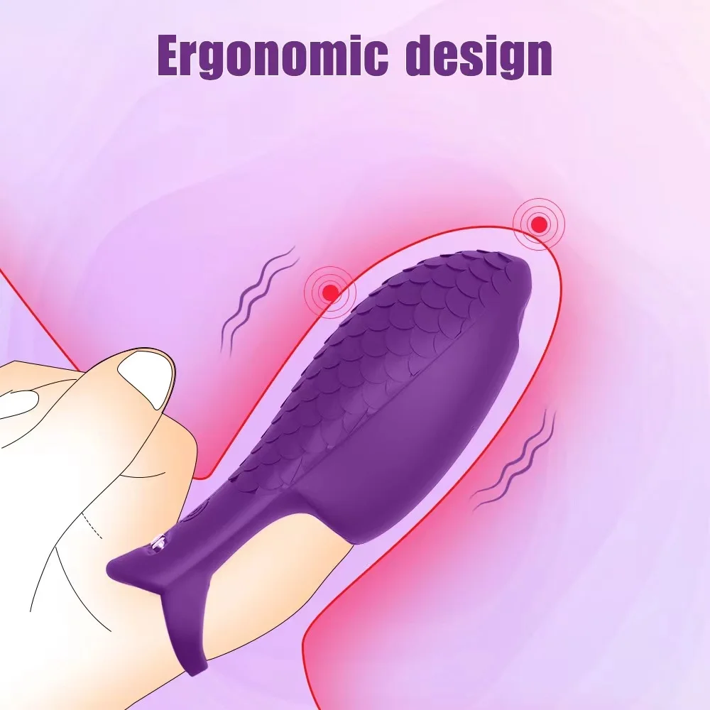 Finger Sleeve Vibrator Vagina G Spot Massager Clitoral Stimulator Vibrating Female Masturbator Adults Sex Toys for Women Couples