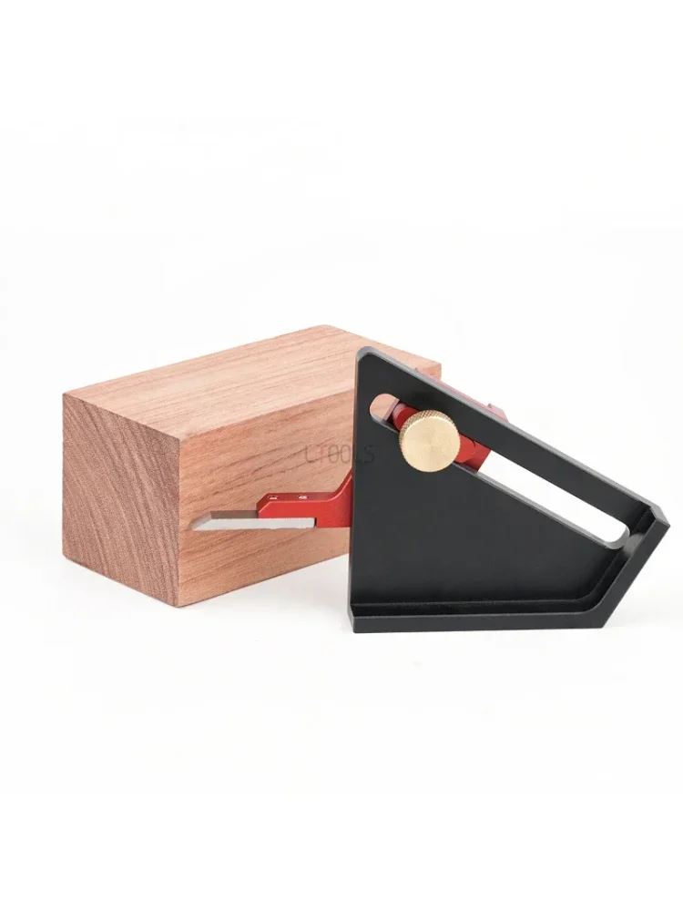 Woodworking Half-measure Center Line Gauge Tool Table Saw Tenon 1/2 Sawing Alloy Tool Solid Wood Woodworking Trimmer Adjustment